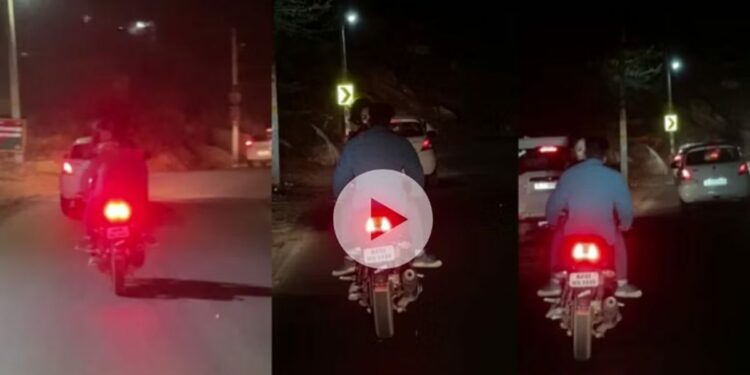 काही लाच, लज्जा ! बॉयफ्रेंडच्या मांडीवर बसून गर्लफ्रेंडचा रोमान्स, VIDEO झाला व्हायरल