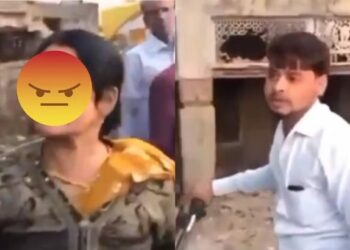 भररस्त्यात महाविद्यालयीन तरुणाने विवाहित महिलेला प्रपोज केलं अन्.. पुढे काय झालं पाहा VIDEO