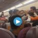 विमानात प्रवाशांमध्ये झालेल्या तुफान राड्याचा व्हिडीओ व्हायरल