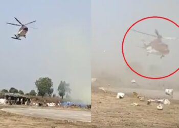 Video : हेलिकॉप्टर लँडिंग दरम्यान प्लास्टिक उडालं अन्… कर्नाटकचे माजी मुख्यमंत्री जीवघेण्या अपघातातून थोडक्यात बचावले