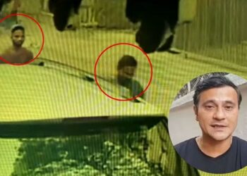 मनसे नेत्यावर हल्ला करणारे सीसीटीव्हीत कैद