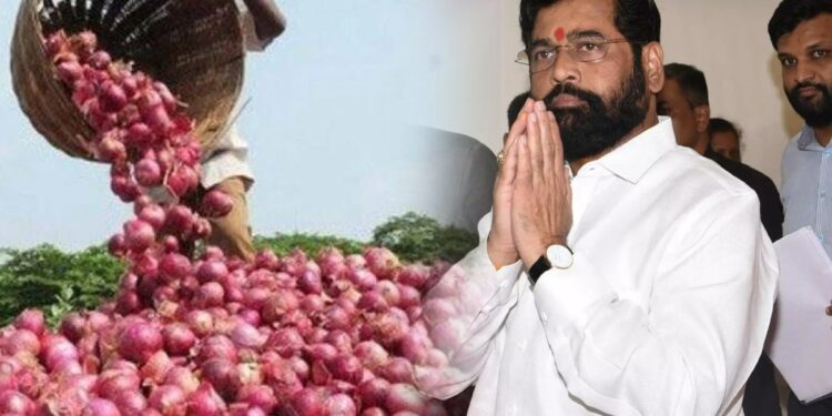 मुख्यमंत्र्यांची मोठी घोषणा..कांदा उत्पादक शेतकऱ्यांना प्रति क्विंटल ‘एवढे’ सानुग्रह अनुदान