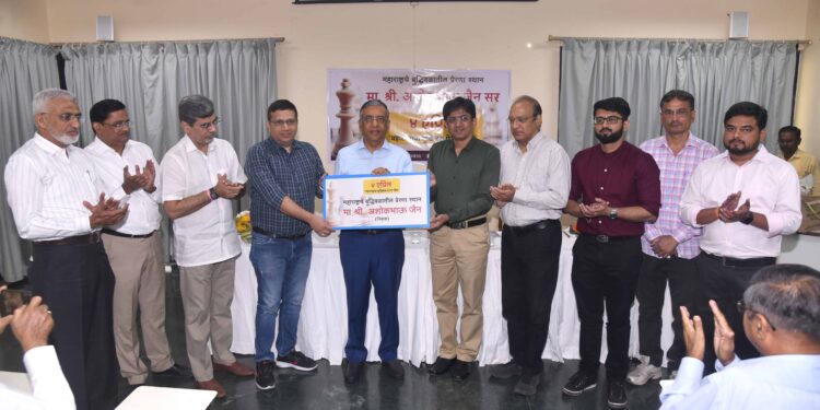 महाराष्ट्र बुद्धिबळाचे प्रेरणादायी व्यक्तिमत्व’ पुरस्काराने जैन इरिगेशनचे अध्यक्ष अशोक जैन यांचा सन्मान