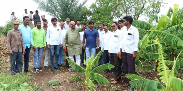 नुकसानग्रस्तांच्या नुकसानीचे तातडीने पंचनामे पूर्ण करा ; पालकमंत्री पाटील