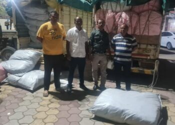 अन्न व औषध प्रशासनाच्या धडक कारवाईत 36 लाख रुपयांचा गुटखा जप्त