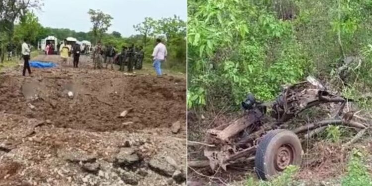 सर्वात मोठी बातमी! नक्षलवाद्यांच्या हल्ल्यात ११ जवान शहीद
