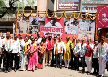 जळगावात भाजपचा 43वा वर्धापन दिन संपन्न