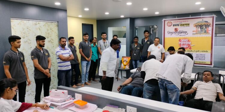 CMS तर्फे राज्याभिषेक दिनानिमित्त रक्तदान शिबिराचे आयोजन
