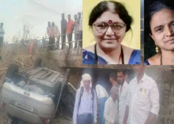 नाशिकहून परताना अमळनेरातील कुटुंबावर काळाचा घाला ; कार अपघातात तिघांचा मृत्यू, चार जखमी