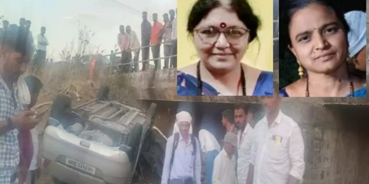 नाशिकहून परताना अमळनेरातील कुटुंबावर काळाचा घाला ; कार अपघातात तिघांचा मृत्यू, चार जखमी