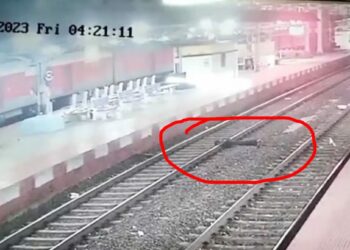 ट्रेन येत असल्याचं पाहून तरुणाने रुळावर डोकं अन्.. काळजाचा थरकाप उडवणारा VIDEO एकदा बघाच