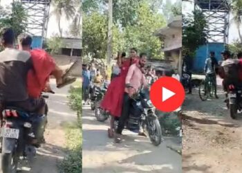 धक्कादायक! लग्नाच्या दुसऱ्याच दिवशी तरुणीला पळवले; पाहा VIDEO…