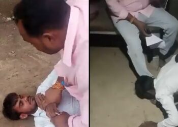 दलिताला मारहाण, नंतर चप्पल चाटायला लावली ; घटनेचा VIDEO व्हायरल