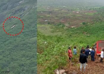 सप्तश्रृंगीगड घाटात प्रवाशांनी भरलेली बस दरीत कोसळली, जळगावातील अनेक प्रवाशांचा समावेश