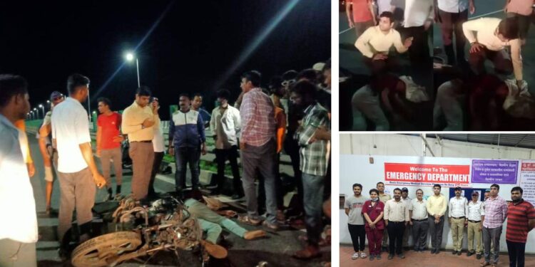 जिल्हाधिकाऱ्यांच्या संवेदनशीलतेचे दर्शन! अपघातग्रस्त तरूणांसाठी ठरले देवदूत