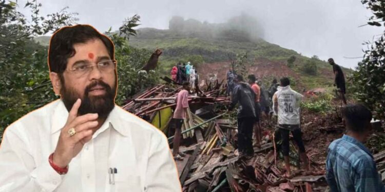 इर्शाळवाडी दुर्घटनाग्रस्त गावाबाबत मुख्यमंत्री एकनाथ शिंदेनी दिली धक्कादायक माहिती