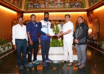 जैन स्पोर्टस् अकॅडमी च्या पुष्पक महाजन ला सुवर्ण पदक