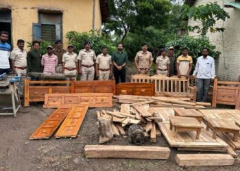यावल वनविभागाची कारवाई ; १ लाखांचा मुद्देमाल जप्त, दोघांवर गुन्हा दाखल