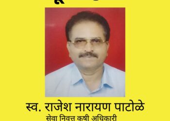 राजेश नारायण पाटोळे यांचे दुःखद निधन