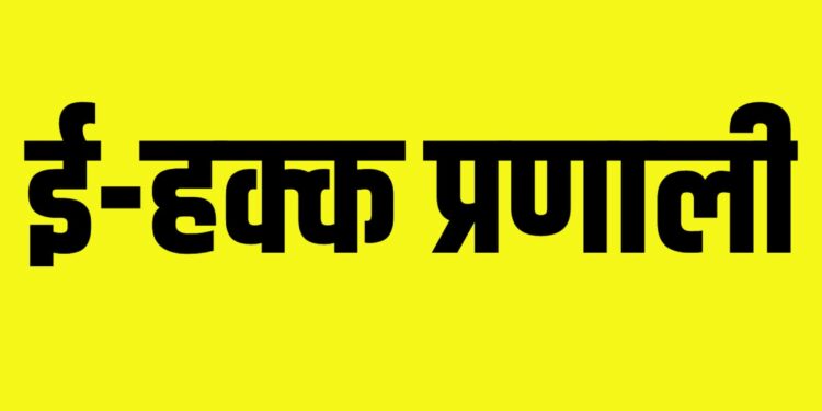 तलाठ्यांकडील चकरा टळणार; ई-हक्क प्रणालीद्वारे करा अर्ज दाखल !
