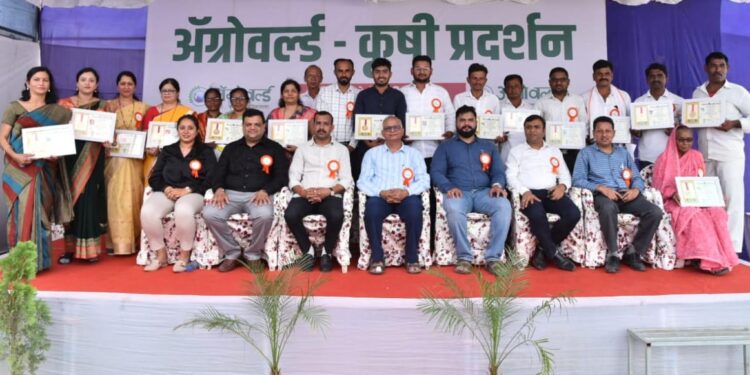 अॅग्रोवर्ल्ड कृषी प्रदर्शनाचा ६ रोजी समारोप ; तीन दिवसात हजारो शेतकर्यांनी दिल्या भेटी