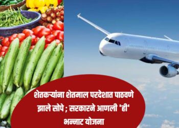 शेतकऱ्यांना शेतमाल परदेशात पाठवणे झाले सोपे ; सरकारने आणली ‘ही’ भन्नाट योजना