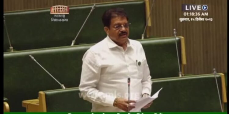 हिवाळी अधिवेशन ; राजपूत भामटा’ जातीच्या नावातील भामटा शब्द वगळण्याची आ. राजुमामा भोळे यांची मागणी