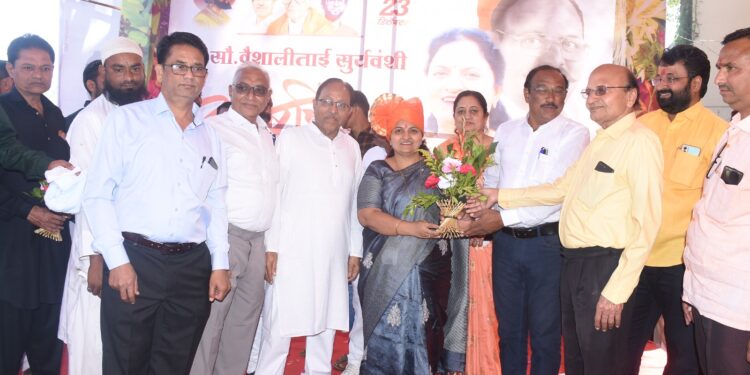 सौ.वैशाली ताई सुर्यवंशी यांचा वाढदिवसानिमित्त गाव तिथे शाखा व घर तिथे कार्यकर्ता’ या अभियानाचा संकल्प