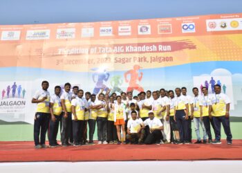 जैन इरिगेशनचे १४०० हून अधिक सहकारी ‘खान्देश रन’ मध्ये धावले