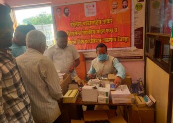 म्हसावद येथे आरोग्य तपासणी व मोफत औषधी वाटप शिबीरास उस्फुर्त प्रतिसाद