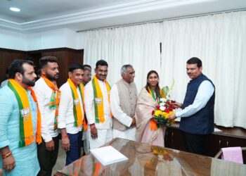 डॉ. केतकी पाटीलांनी घेतली उपमुख्यमंत्री देवेंद्र फडणवीसांची भेट