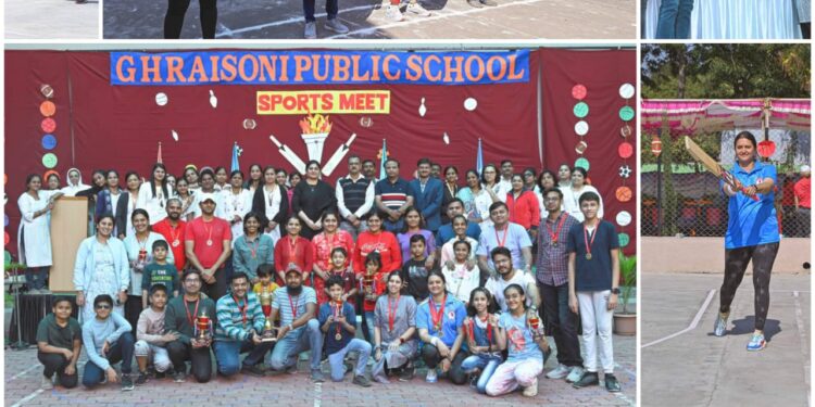 जी. एच. रायसोनी पब्लिक स्कूलमध्ये “पेरेंट्स स्पोर्ट्स डे” सेलिब्रेशन