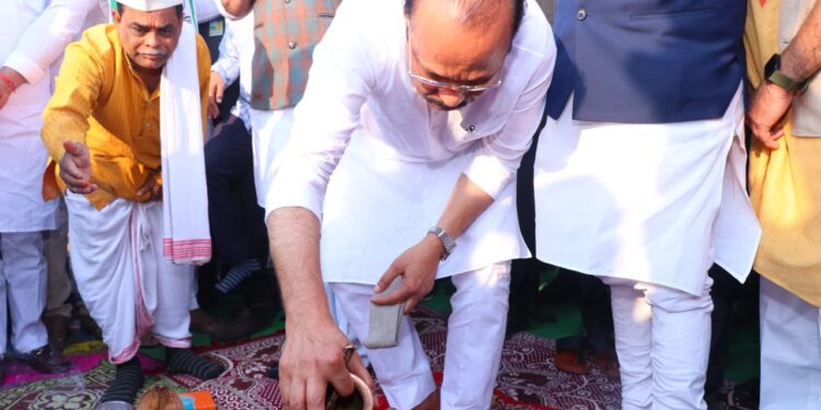 अमळनेर तालुका क्रीडा संकुल उर्वरित बांधकामांचे उपमुख्यमंत्री अजित पवार यांच्या हस्ते भूमिपूजन