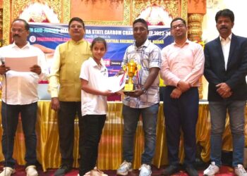 कॅरम स्पर्धेत दुर्गेश्वरी धोंगडे महाराष्ट्रातून चॅम्पियन