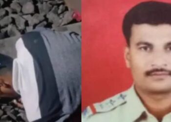 पोलीस निरीक्षकाचा दोन तुकडे झालेला मृतदेह आढळला रेल्वे रूळावर