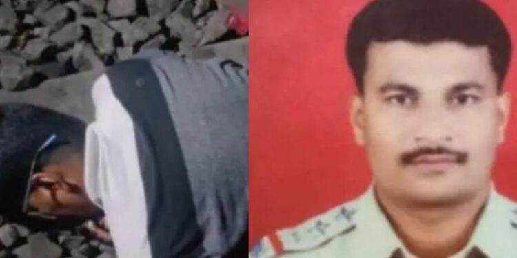 पोलीस निरीक्षकाचा दोन तुकडे झालेला मृतदेह आढळला रेल्वे रूळावर
