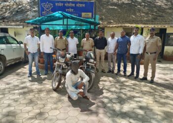 रावेर : वाहन चोरणारा सराईत गुन्हेगार मुद्देमालसह पोलिसांच्या ताब्यात 