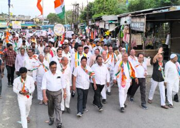 मुक्ताईनगरमध्ये श्रीराम पाटील यांच्या प्रचारासाठी भव्य रॅली