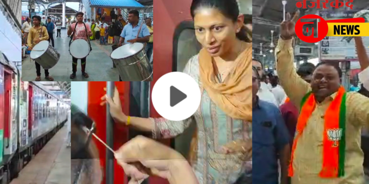 केंद्रीय मंत्री रक्षा खडसेचं जिल्ह्यात जंगी स्वागत