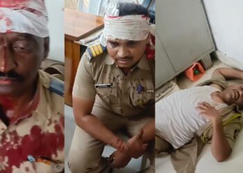 जामनेर पोलीस स्टेशनवर हल्ला ; पोलीस कर्मचारी जखमी,जिल्ह्यात खळबळ