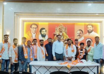 आमदार किशोर पाटील यांच्या नेतृत्वावर विश्वास ठेवत युवकांचा शिवसेनेत प्रवेश