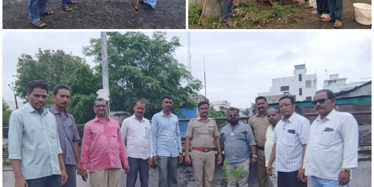 रावेर तालुका महाराष्ट्र राज्य पत्रकार संघा तर्फे वृक्षारोपण