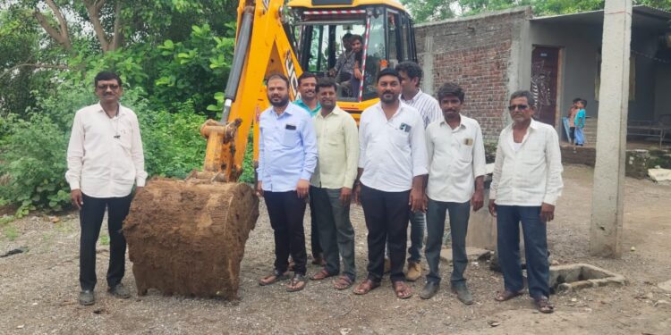 नंदगाव येथे पाण्याच्या टाकीचे प्रतापराव पाटील यांच्या हस्ते भूमिपूजन !