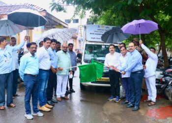 सामाजिक न्याय विभागाच्या योजनांचा  एलईडी चित्ररथातून जिल्ह्यात जागर