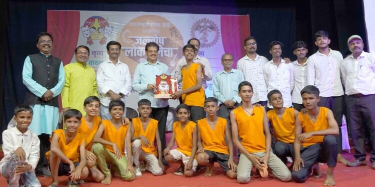 बालरंगभूमी परिषदेचा ‘जल्लोष लोककलेचा’ महोत्सवात अनुभूती इंग्लिश मिडीअम स्कूलचे यश