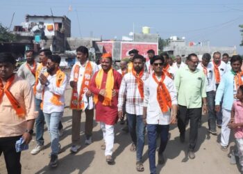 पालकमंत्री गुलाबराव पाटील यांचा जळगाव ग्रामीण मध्ये झंझावाती प्रचार