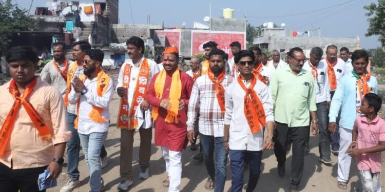 पालकमंत्री गुलाबराव पाटील यांचा जळगाव ग्रामीण मध्ये झंझावाती प्रचार