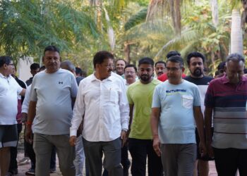 महायुतीचे उमेदवार आ. राजूमामा भोळे यांच्या गाठीभेटी सुरु ; लांडोरखोरी उद्यानात नागरिकांकडून स्वागत