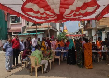 मोफत सामुदायिक आरोग्य शिबिरास उत्स्फूर्त प्रतिसाद