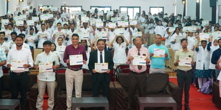 डॉ. उल्हास पाटील वैद्यकीय महाविद्यालयाचा उपक्रम ;  रॅगींग प्रतिबंध विषयावर प्रथम, द्वितीय वर्षाच्या विद्यार्थ्यांना मार्गदर्शन